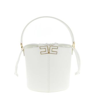 Elisabetta Franchi Logo Bucket Bag