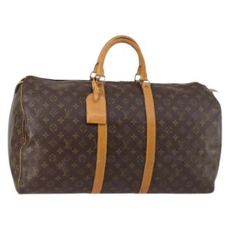 Louis Vuitton Vintage Weekend Bags, unisex, Brown, ONE SIZE, Pre-owned Weekend Bag