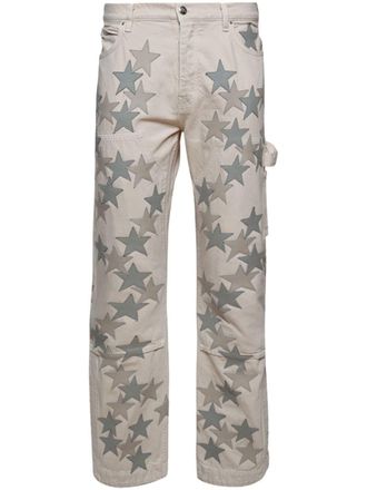 Amiri Pantaloni dritti con stampa - Toni neutri