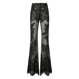 Alberta Ferretti Mujer, Pantalones, Negro, Talla: S
