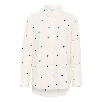 Saint Tropez Ice Titan Harts - Dames - Blouses & Shirts - Wit - Maat: XS
