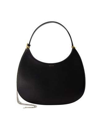 Magda Butrym Womens Large Vesna Hobo Bag - - Leather - Black Calf Leather - One Size