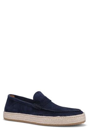 Ron White Dylan Penny Loafer Sneaker in Navy at Nordstrom, Size 12Us