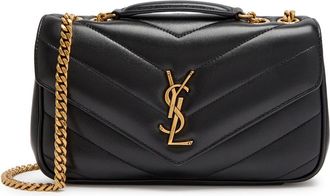 Saint Laurent Loulou Small Quilted Leather Shoulder bag - Black - One Size