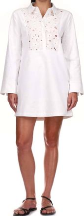 Sanctuary Lace Yoke Insert Dress In White