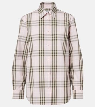 Burberry Camicia in cotone a quadri