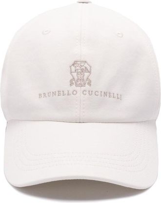 Brunello Cucinelli Baseball Cap With Embroidery