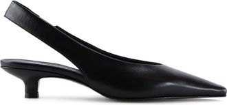 Notabene Pumps Eleonora con cinturino posteriore e tacco kitten - Nero