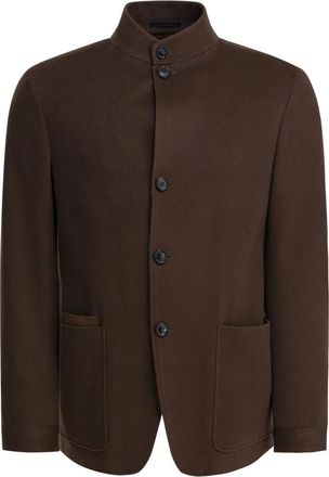 Ermenegildo Zegna Il Conte Jacket - Heren - Zomerjassen - Bruin - L - Katoen - Jassen