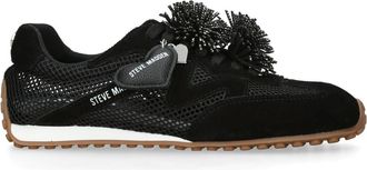 Steve Madden Womens Coheart Black Sneakers Fabric - Size UK 6