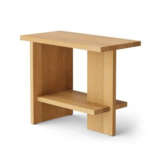 Nine Tee Beistelltisch rechteckig 60 x 30 cm, Eiche