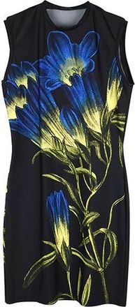 Christopher Kane Iris print stretch-jersey bodycon dress Size M