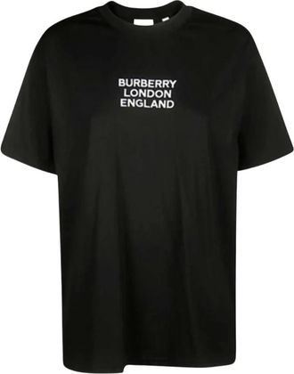 Burberry T-shirt - Heren - T-shirts - Zwart - L - Katoen - Tops