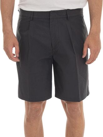 Emporio Armani Korte Broeken, Heren, Blauw, 2Xl, Katoen, Cotton Bermuda