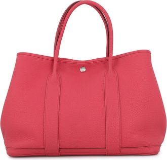 Herm&egrave;s Bougainvillier Negonda Leather Handbag Tote Bag (Pre-Owned)