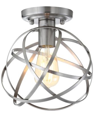 Jonathan Y Designs Jonathan Y Designs Alba 8.5In Orb Led Flush Mount