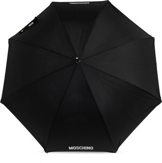 Moschino Parasol With Print, Unisex, Blue