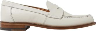Scarosso Harper Loafers - Dames - Loafers - Wit - 39 1/2 EU - Leer - Schoenen