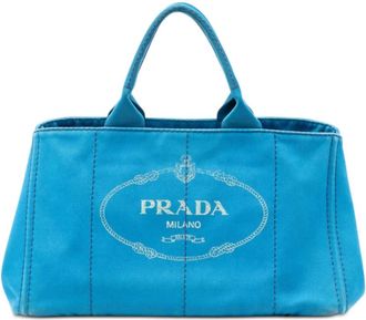Prada Pre-owned Prada Large Canvas Canapa Logo Satchel Ladies 36ODTV6SRX9RHJA4