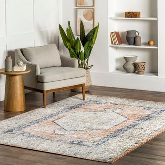 nuLOOM Vintage Jacquie Floral Area Rug
