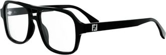 Fendi FF Squared - Heren - Brillen - Zwart - 54 MM - Accessoires