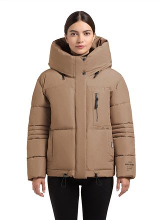Khujo Steppjacke KHUJO PEEKE2, Damen, Gr. XXL (44), cookie beige, Steppware, Obermaterial: 100% Polyester. Futter: 100% Nylon. Wattierung: 100% Polyester, u