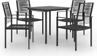 vidaXL Juego De Comedor De Jard&iacute;n 5 Piezas Vidaxl