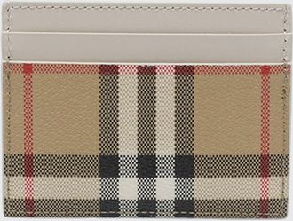 Burberry Portacarte in tela check Burberry