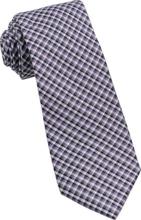 W.R.K Plaid Silk Tie in Purple at Nordstrom