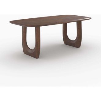 Rendez-Vous D&eacute;co Mesa Rectangular En Madera De Mango Maciza 6 Plazas - Maya