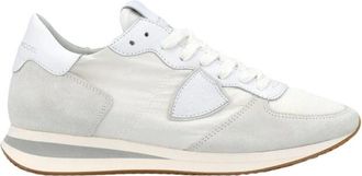 Philippe Model Witte Trpx Lage Top Sneakers - Dames - Sneakers - Wit - 35 EU - Katoen - Schoenen