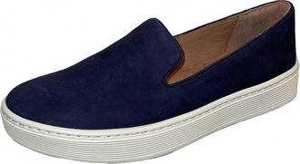 S&ouml;fft Womens Somers Slip On Sneaker In Navy Suede