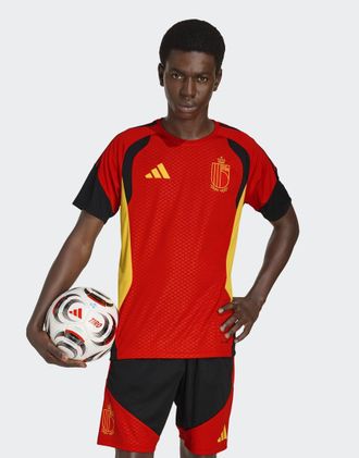 adidas Belgium 26 Tiro - Maglia da allenamento rossa-Rosso