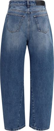 Givenchy Womens Cocoon Jeans Light Blue Cotton Trousers