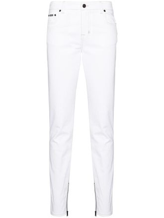 Tom Ford zip-cuff skinny jeans - women - Polyester/Cotton/Elastane/Cotton/Polyurethane - 27 - White