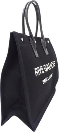 Saint Laurent Pre-owned Vintage Tote Bag - Dames - Vintage Shopper - Zwart - ONE Size - Vintage