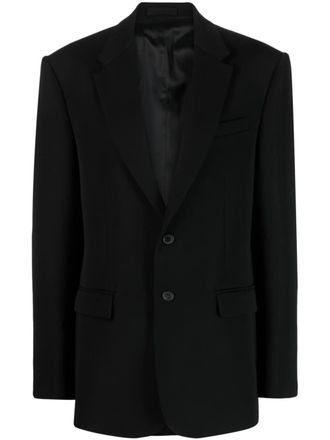 Wardrobe.NYC Blazer monopetto taglio comodo - Nero