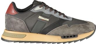 Blauer Black Polyester Athletic Mens Sneakers