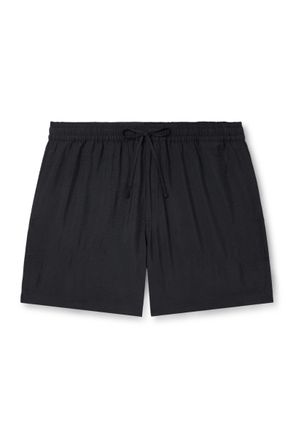 Nn.07 Ryder 5971 Straight-Leg Crinkled TENCEL Modal-Blend Drawstring Shorts