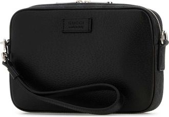 Gucci Mens Black Leather Small Clutch 1000
