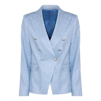 Tagliatore Blazers, female, Blue, Size: 3XL Alicya Blazer