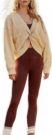 Free People Good Karma Leggings In Nutmeg