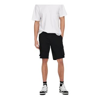 Only & Sons ONSCam Stage Cargo Shorts PK 6689 Noos - Heren - Korte Broeken - Zwart - XL - Katoen - Korte Broeken