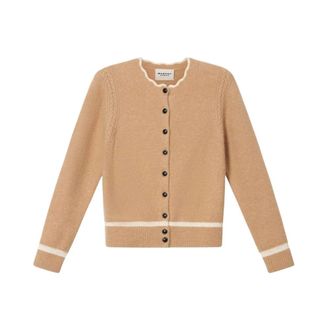 Isabel Marant Dames, Truien, Beige, Maat: 2XS