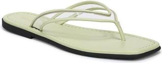 Veronica Beard Clea Flip Flop in Clr/lt Pistachiogrn at Nordstrom, Size 11