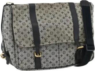 Louis Vuitton Pre-owned Cross Body Bags, female, Blue, Size: ONE SIZE Pre-owned Monogram Mini Canvas Shoulder Bag