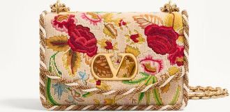 Valentino Garavani Valentino Garavani Vain Small Embroidered Shoulder Bag Wo