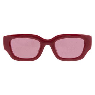 Gucci Red Glitter Cat Eye Ladies Sunglasses GG1558SK 005 51