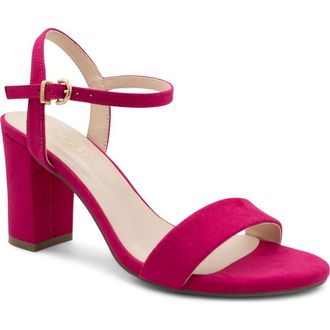 Paradox London Harmonia Ankle Strap Sandal in Fuchsia at Nordstrom, Size 7.5