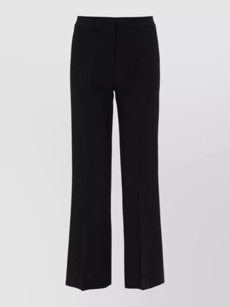 Pantaloni Torino tailored trousers belt loops back pocket crease